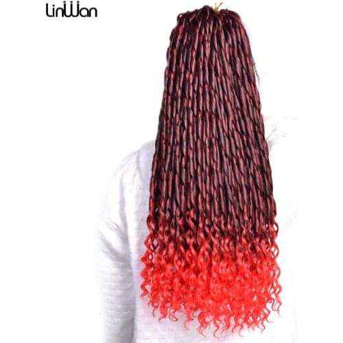 26 Inch Synthetic Curly French Curl Hair Extensions Loose Water Wave Hair For African Braids Crochet Braiding Hair Hook Braids