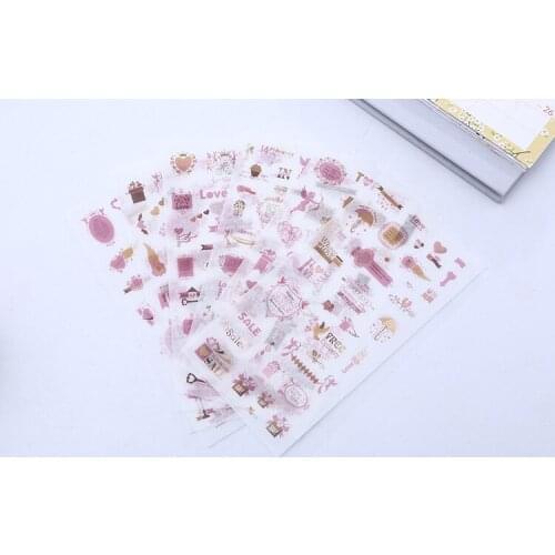 6pcs Sale paper stickers diy decoration Diary Book Planner sticker for album scrapbooking Decoration papeleria sale