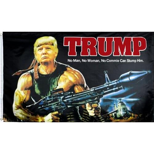 60x90cm/90x150cm Creative Trump Gun Pattern American Flag 2x3ft/3x5ft President USA US Banner