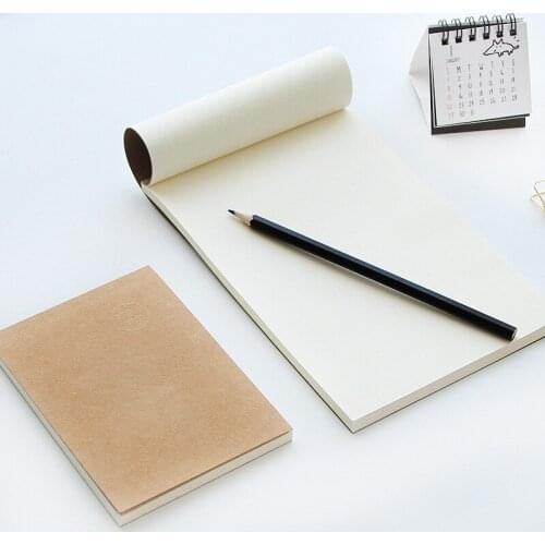 A5 B5 Cute Retro Notebooks Blank Paper Scratch Paper Notebook Paper Journals Supplies Stationery Office School Supplies