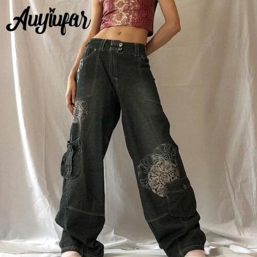 Auyiufar Women's Loose Jeans