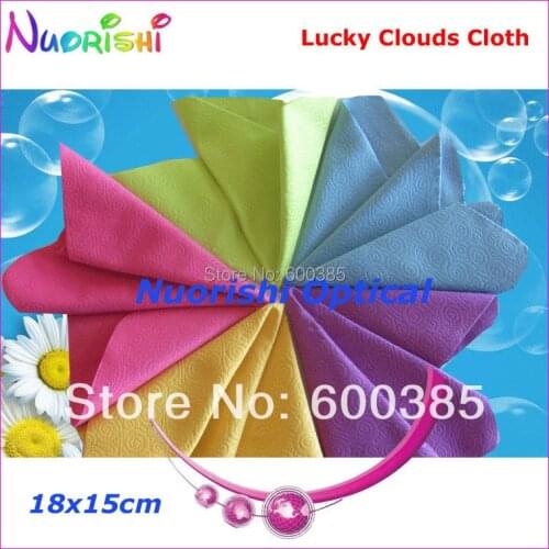 Free shipping LS2B 150x180mm Lucky Clouds cleaning cloth