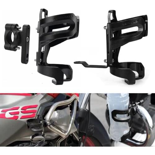 For Harley Victory Yamaha Honda Motorcycle Water Bottle Cage Drink Cup Holder For BMW R1200GS F800GS F700 F650 GS fS1000XR K1600