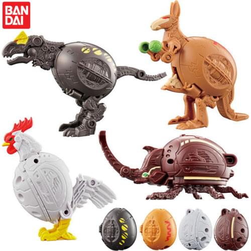 Bandai Genuine Gashapon TAMAGORAS Deformed Gacha Series 4 Tyrannosaurus Kangaroo Anime Action Figure Model Toys for Kids