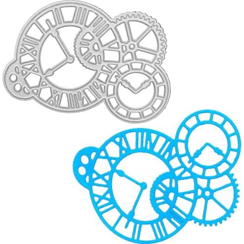 Julyarts Clock Stencil Scrapbooking Craft For Diy Scrapbooking Emboss Paper Card Making Die Mould Stencil