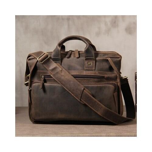 Melodycollection Men's Leather Briefcases