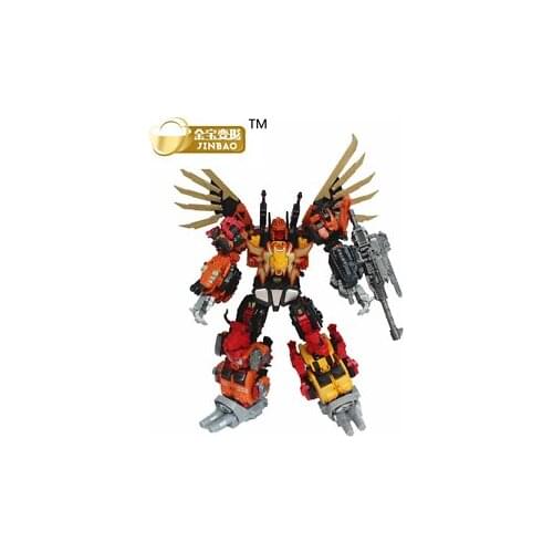 JINBAO Red-W/T EXTRA UPGRADE KITS G1 Oversize MMC Predaking Feral Rex FIGURE