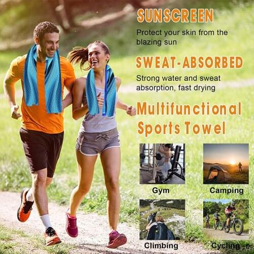 New Sports Swimming Towel Quick Dry Quick Cooling Towels Fitness/Cycling/Yoga Wipe Sweat Towels Body Building Workout Gym