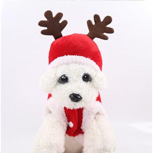 Dog Clothes Winter Warm Pet Dog Jacket Coat Puppy Christmas Clothing Hoodies for Small Medium Dogs Puppy Outfit