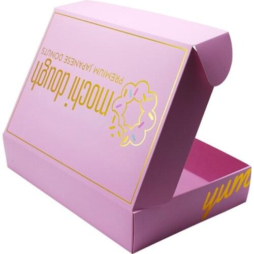 Wholesale custom logo biodegradable food grade paper donut delivery packaging box