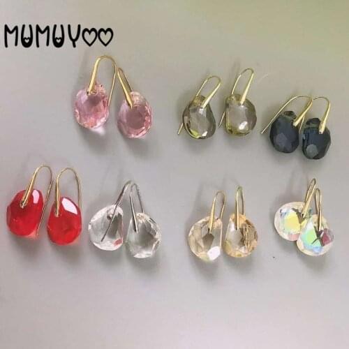 Fashion jewelry high quality swa, charm Bella water color black lover tear pea crystal, drop shape pendant women earrings