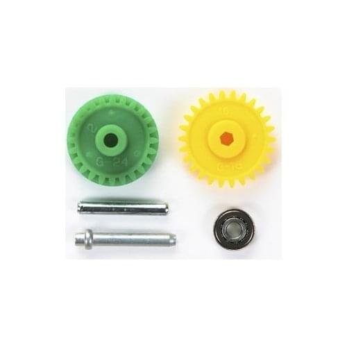 Original Tamiya Mini 4WD Racer Parts High Speed EX Counter Gear Set Accessories Chassis 3.7:1 High-speed Bearing-Gear 15434