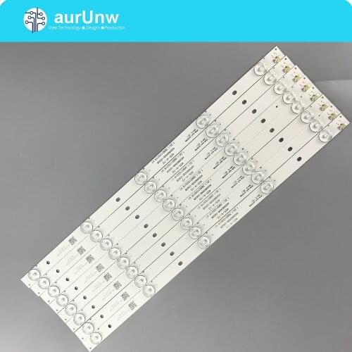 Kit Completo C/8 Barras De Led Tv Ph40r86dsgw Ph40r86 400S8606X8-A0035 E34036 40S-4-10 1.00.1.388015S01R V1 94V-O DY-01