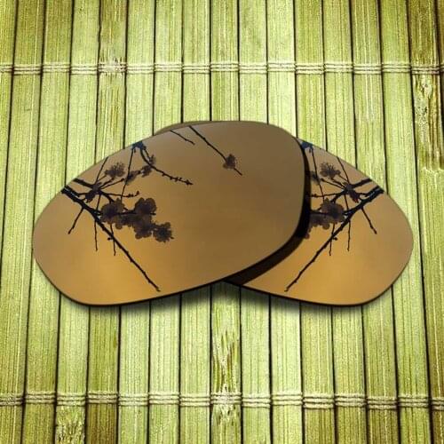 Polarized Replacement Lense For-Oakley Twenty 2012 Sunglasses Frame True Color Mirrored Coating - Copper Color Options