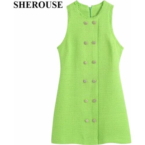 Летние платья без рукавов Sherouse China At AliExpress