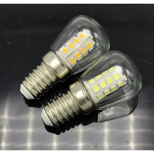 LED Fridge Light E14 3W 220V Mini Night Light LED Bulb Crystal chandeliers Replace 30W halogen bulb