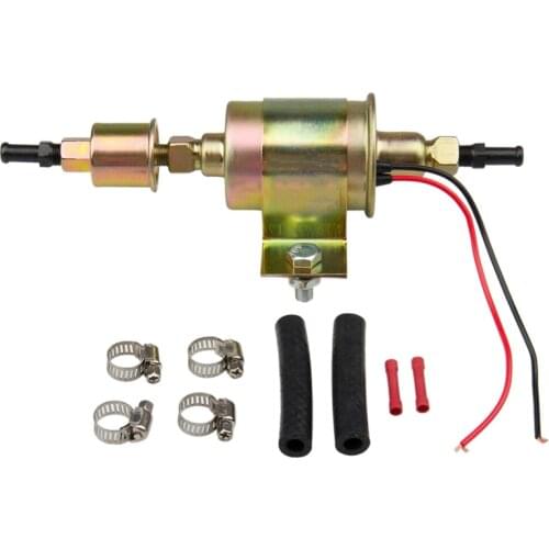 Universal 12V External Electric Fuel Pump Installation Kit 5-9 PSI 30GPH GA8012S