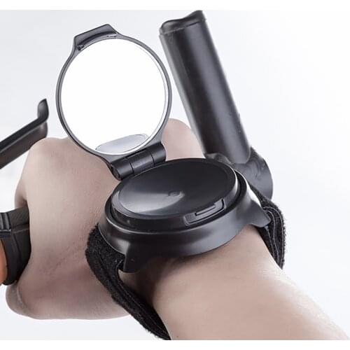 Bicycle Mirrors Bicycle Wrist Mirror Rearview Wristband Motorbike Handlebar Reflector Wristband Mirror Riding Equipment