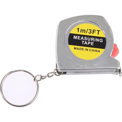1Pc Retractable Ruler Tape Measure 1m/3ft Sewing Cloth Metric Tailor Tool