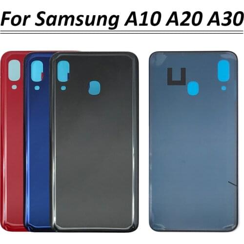 10 Pcs For Samsung Galaxy A10 A20 A30 Back Battery Cover Rear Cover Glass