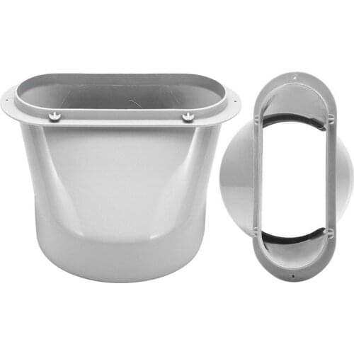 15cm Air Conditioning Exhaust Pipe Interface Exhaust Hose Tube Connector Portable Air Conditioner Window Pipe Interface