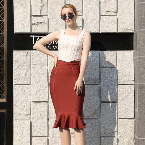 2021New Two Piece Set Women Summer Crop Tops Women Vest Mermaid Skirts 2 Piece Sets Party Women Outfits Bandage Set Suits