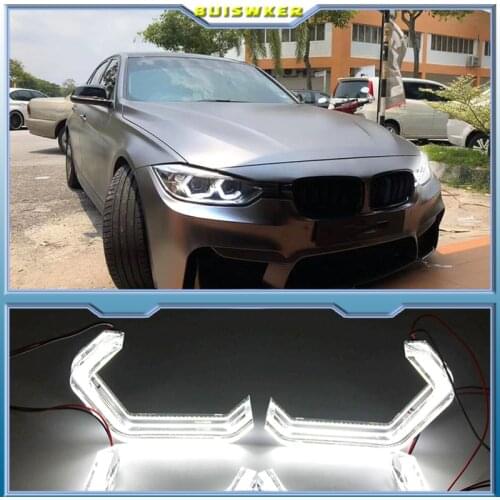 4Pcs M4 Iconic Style LED Crystal Angel Eye Kit Eyes Kits For BMW X3 E83 F25 X5 E70 F15 F85 X6 E71 E72 Z4 E85 E86 E89