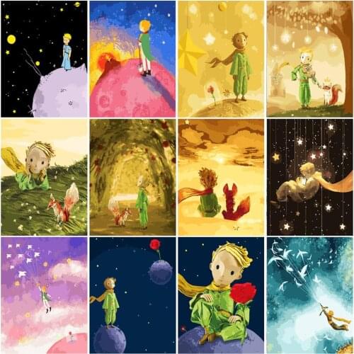 5D diamond painting little prince on canvas rhinestone diamond embroidery cross stitch Mosaic family decoration