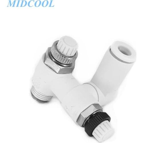 Dual Speed Controller Valve with One-touch Fitting ASD Series ASD330F ASD430F ASD530F ASD630F ASD330F-01-06S ASD430F-06-08S