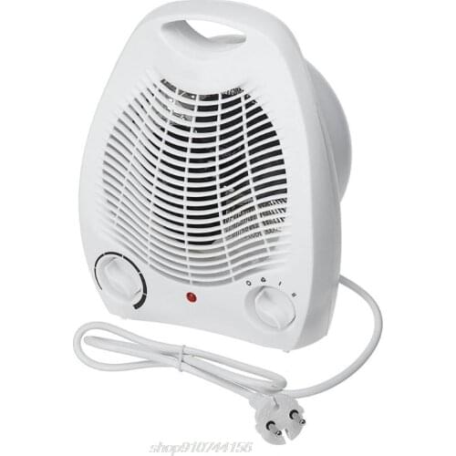 Electric Space Heater Fan- Indoor Heater 1000W/2000W Adjustable Thermostat Ceramic Electric Heater N25 20 Dropshipping
