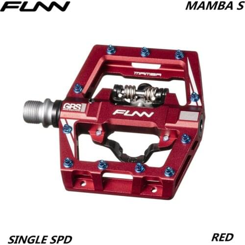 Funn Mamba S MTB Mountain Bike Cliples SPD Pedal Single Double Side Clip Platform Down Hill Eunduro Trail Gravel Bike SPD Pedal