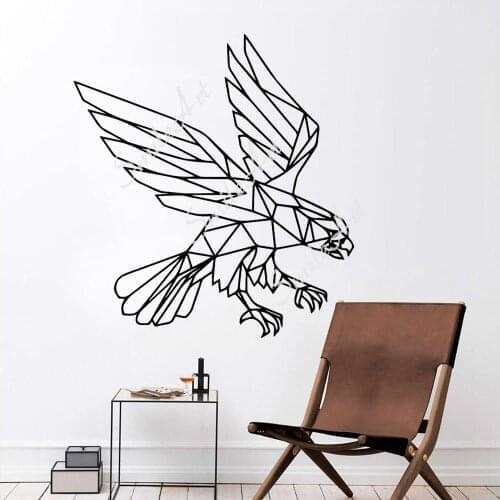 Hot Geometric animal Wall Sticker Pvc Wall Stickers Wall Art Wall Paper For Living Room Bedroom Home Party Decor Wallpaper