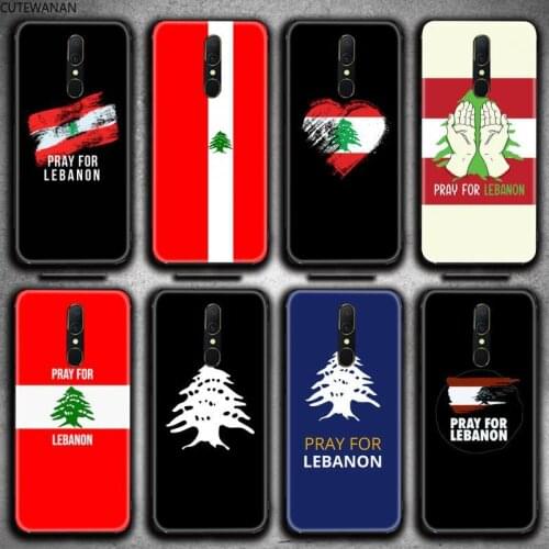 Lebanon Flag Phone Case For Oppo A5 A9 2020 Reno2 z Renoace 3pro A73S A71 F11