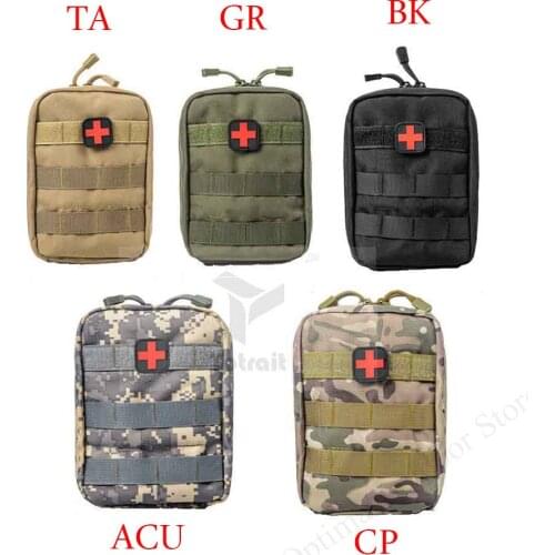 TOtrait Multi-function First Aid Bag tactical small medical Pouch Outdoor hunting medical emergency packages five color