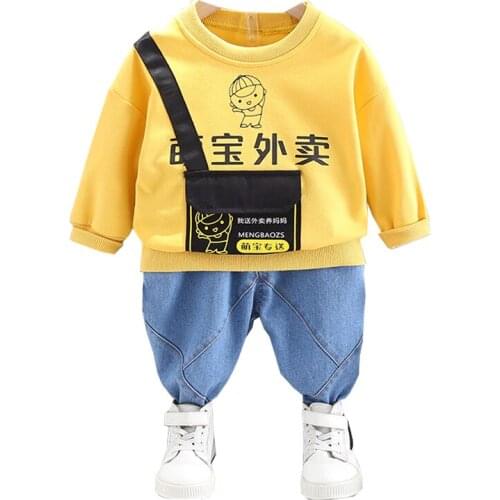 New Autumn Children Girls Casual Clothes Baby Boys Fashion T Shirt Pants 2Pcs/sets Kids Toddler Clothing Spring Infant Tracksuit