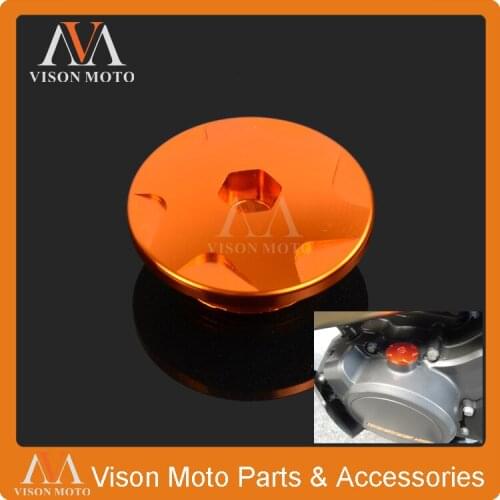 Orange CNC Billet Engine Oil Plug Bolt Screw for KTM DUKE 125 KTM200 KTM390 DUKE Racing Motorcycle Street Bike