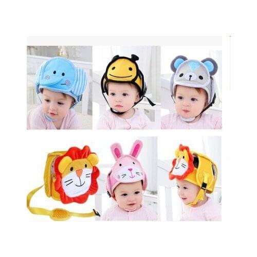 Baby Toddler Cap Baby Head Protection Hat Anti-fall Anti-collision Protective Hat Adjustable Safety Helmet Pillow For Boys Girls