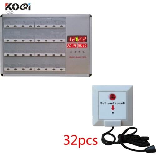 Hospital Nurse Call System for clinic with Voice Report 1 Host Display 32 nurse call system push button