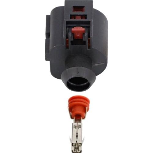 1 Pin Black Car Connector Car Waterproof Connector with Terminal Plug DJ7015A-6.3-21 1P