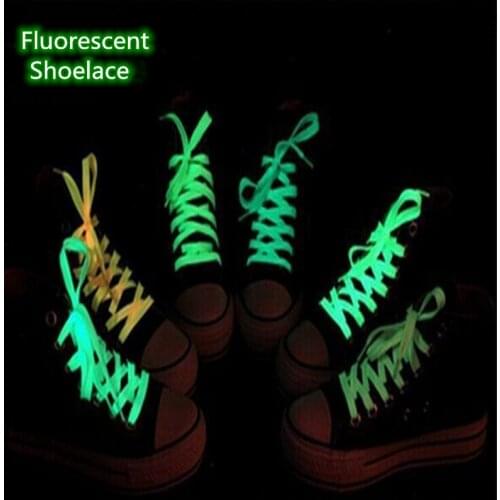 1Pair Luminous Shoelace Double Hollow Shoe Lace For Kids And Adult Canvas Shoe Fluorescent Shoelace 60/80/100/120cm