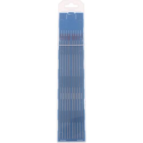 10-Pack WT20 1/25 x5.9inch Tungsten Electrodes Tig Rods Annealed &Ground Finish