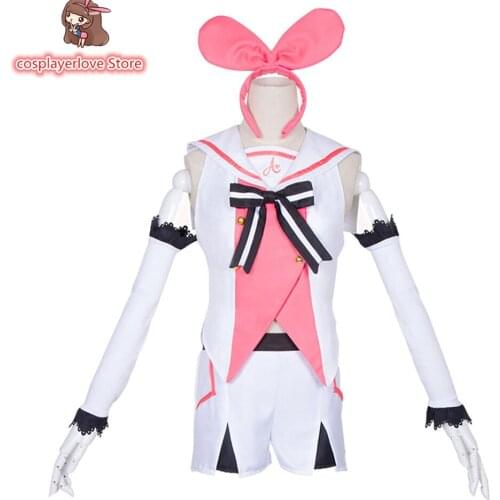 A.I.Channel YouTuber Kizuna AI Cosplay Costume for Halloween Christmas Costume