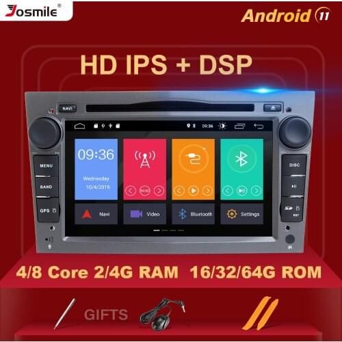 2 din Android 11 Car Multimedia Player For Opel Vectra C Zafira B Corsa D C Astra H G J Meriva Vivaro Radio GPS DVD Navigation