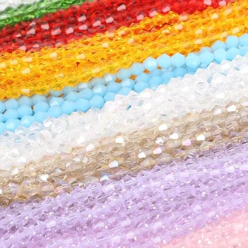 Top Quality 3mm 145pcs Austrian Crystal Beads Round Faceted Shape Loose Beads for Jewelry Making Bracelet DIY