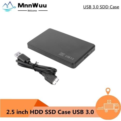 2.5 inch HDD SSD Case Sata to USB 3.0 2.0 Adapter 5 Gbps External Hard Drive Enclosure Support 2TB HDD Disk For WIndows Mac OS