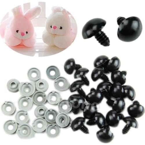 Black Plastic Safety Eyes For Teddy Bear/Dolls/Toy Animal/Felting,6-20mm Wholesale