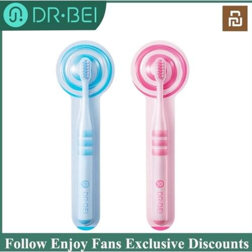 DR·BEI Mini Kids Toothbrush Deep Clean Soft Sandwish-bedded Texture Dental Oral Care Health for Children Teeth Brush Cleaning