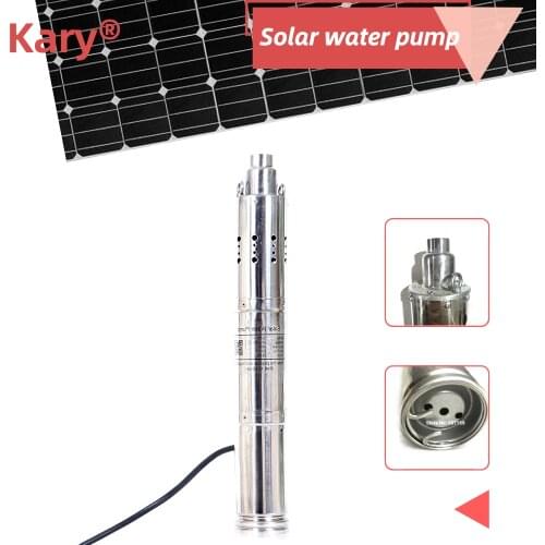 Kary 24 volt dc submersible 1 hp solar powered water pump with internal controller S243T-80