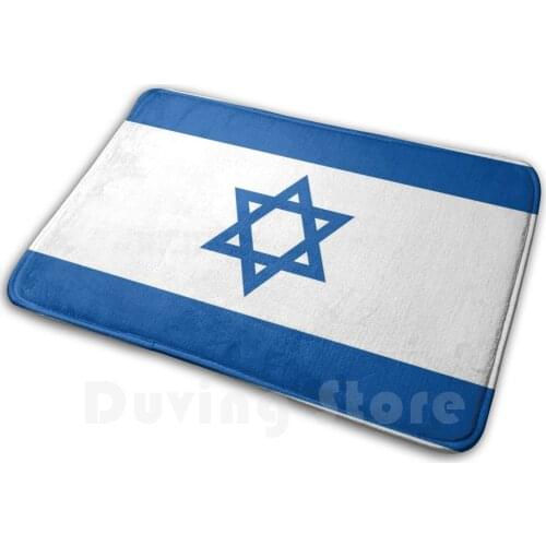 Israel Israeli Flag Mat Rug Carpet Anti-Slip Floor Mats Bedroom Israel Flag Israeli Flag