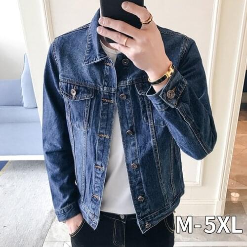 2021 New Autumn Mens Denim Jeans Jacket Jaket Men Retro Mens Winter Slim Jacket Fashion Coat Casual Jackets